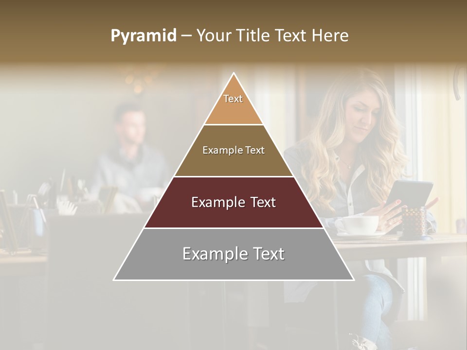 Conceptual Background Holding PowerPoint Template