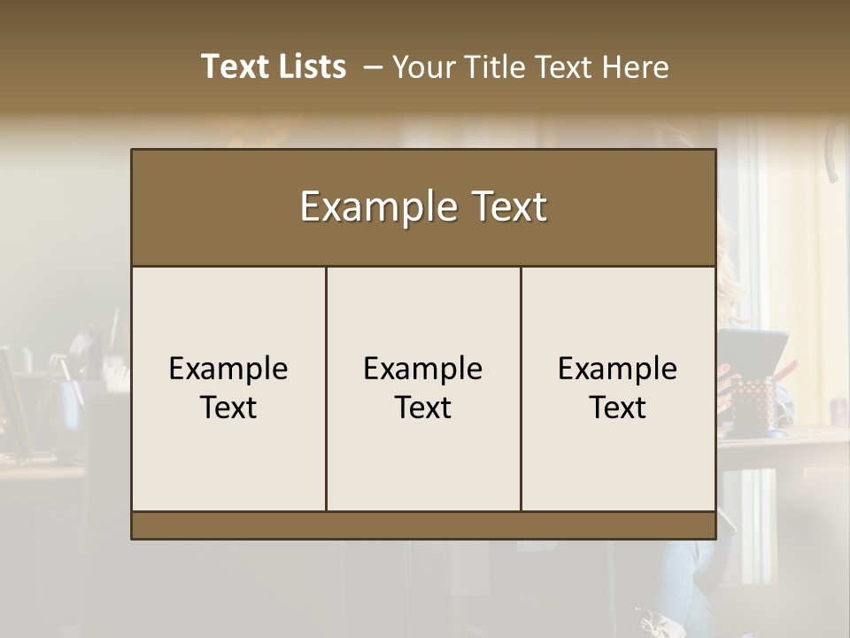 Conceptual Background Holding PowerPoint Template