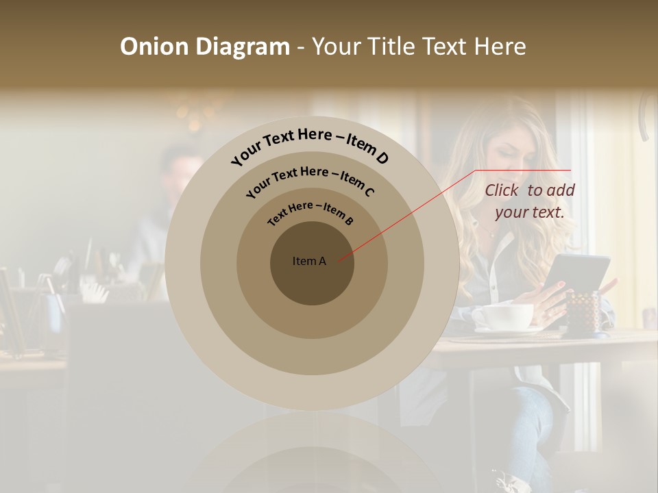 Conceptual Background Holding PowerPoint Template