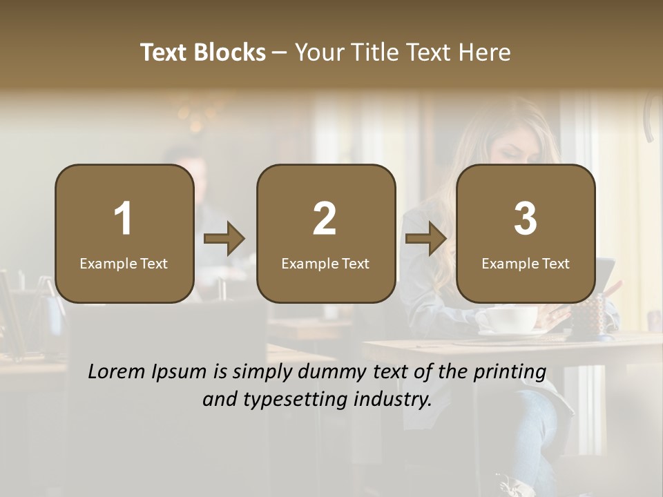 Conceptual Background Holding PowerPoint Template