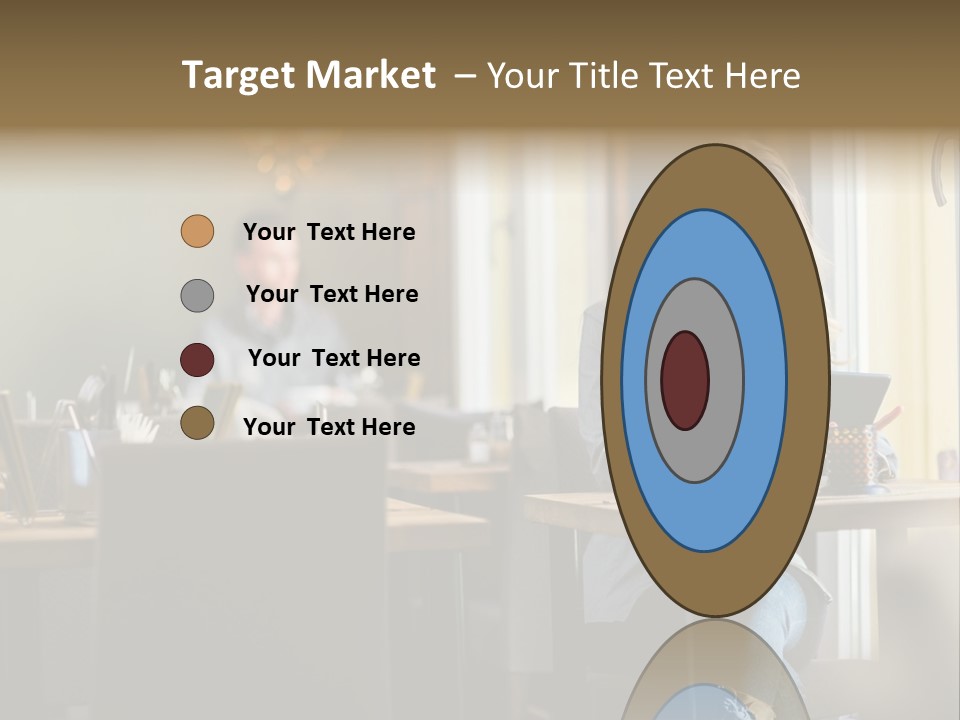 Conceptual Background Holding PowerPoint Template