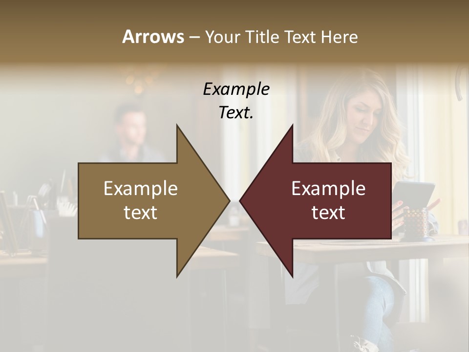 Conceptual Background Holding PowerPoint Template