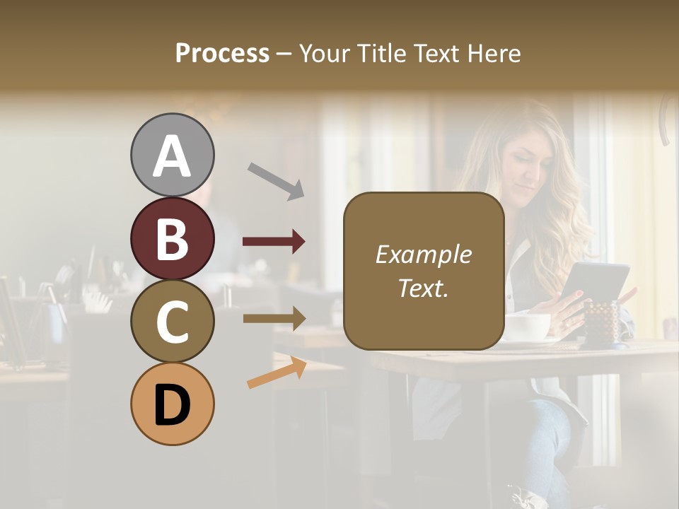 Conceptual Background Holding PowerPoint Template