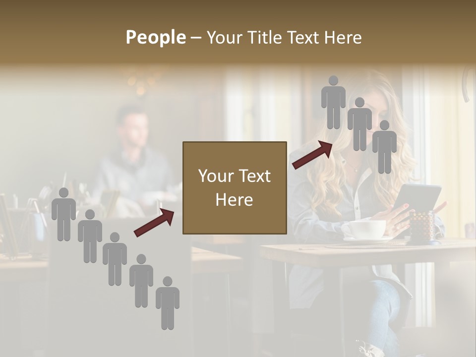 Conceptual Background Holding PowerPoint Template