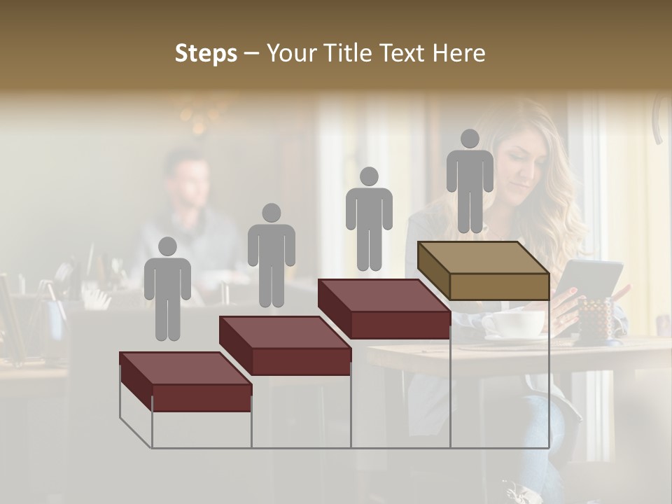 Conceptual Background Holding PowerPoint Template