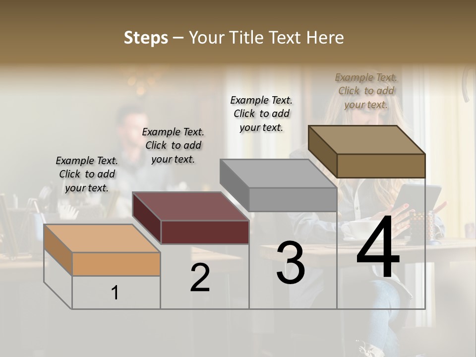 Conceptual Background Holding PowerPoint Template