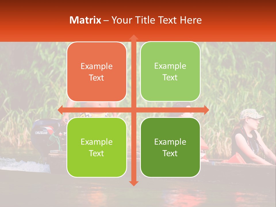 Blue Sky Background Leaf PowerPoint Template