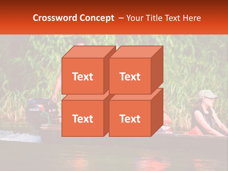 Blue Sky Background Leaf PowerPoint Template