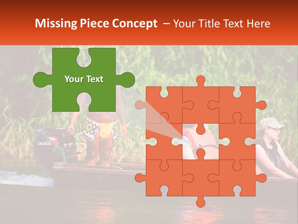 Blue Sky Background Leaf PowerPoint Template