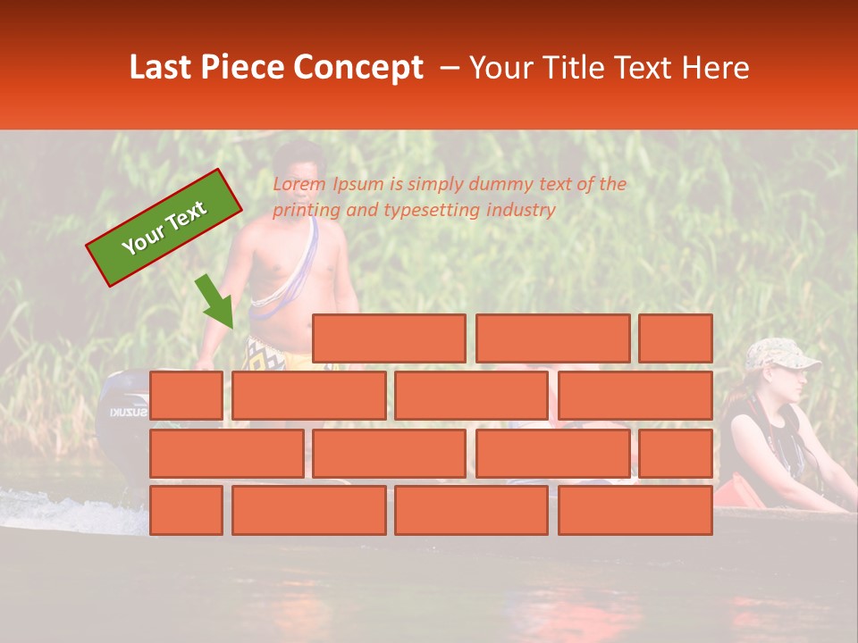 Blue Sky Background Leaf PowerPoint Template