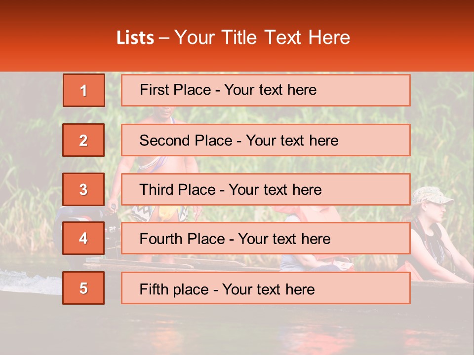 Blue Sky Background Leaf PowerPoint Template