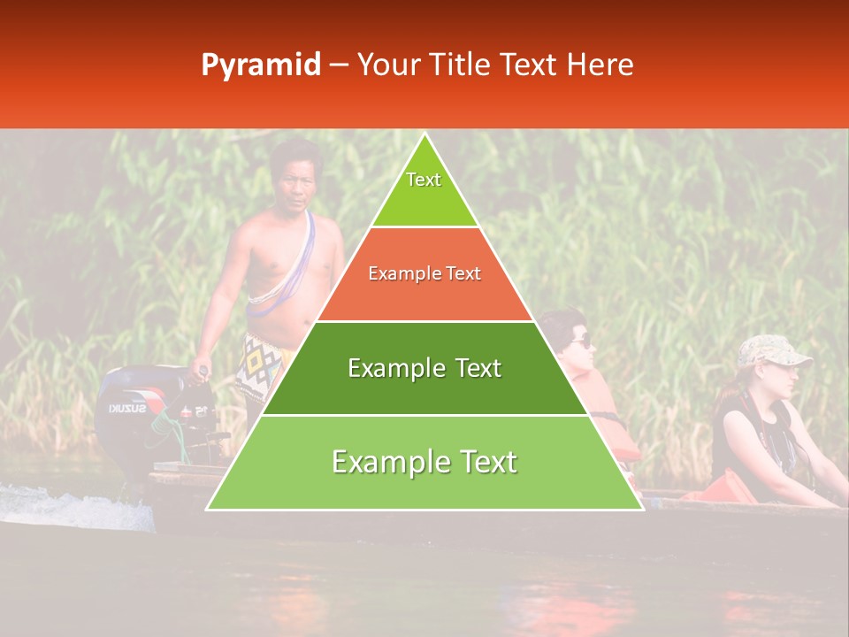 Blue Sky Background Leaf PowerPoint Template