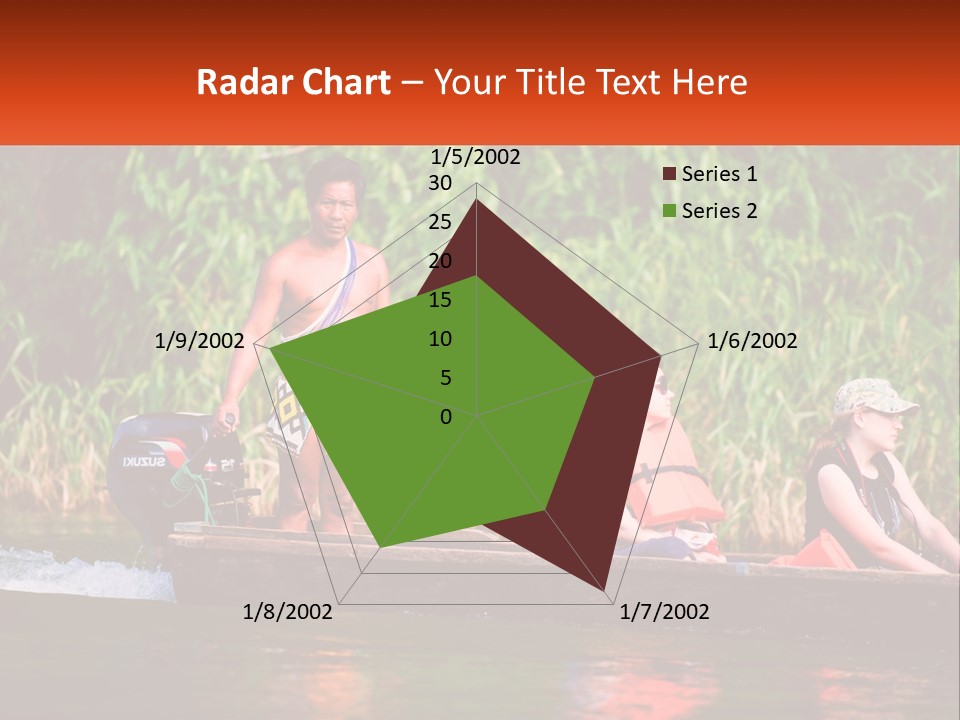 Blue Sky Background Leaf PowerPoint Template