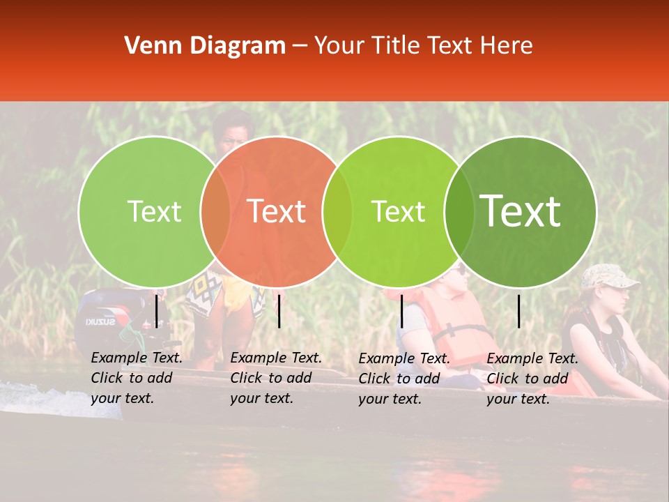 Blue Sky Background Leaf PowerPoint Template