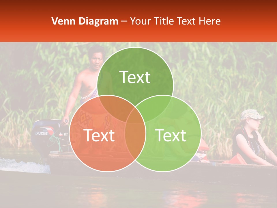 Blue Sky Background Leaf PowerPoint Template