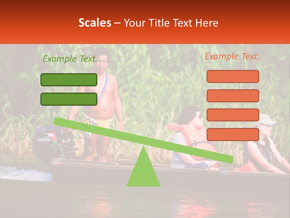 Blue Sky Background Leaf PowerPoint Template