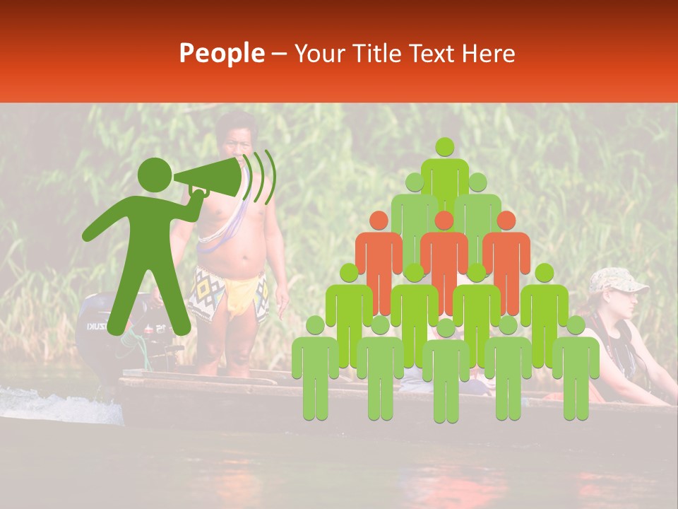 Blue Sky Background Leaf PowerPoint Template