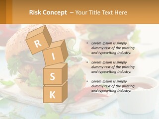 Human Hand Estate Loan PowerPoint Template