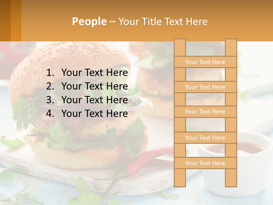 Human Hand Estate Loan PowerPoint Template