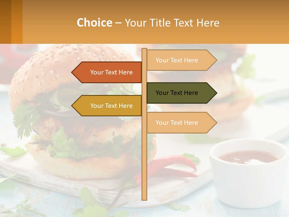 Human Hand Estate Loan PowerPoint Template