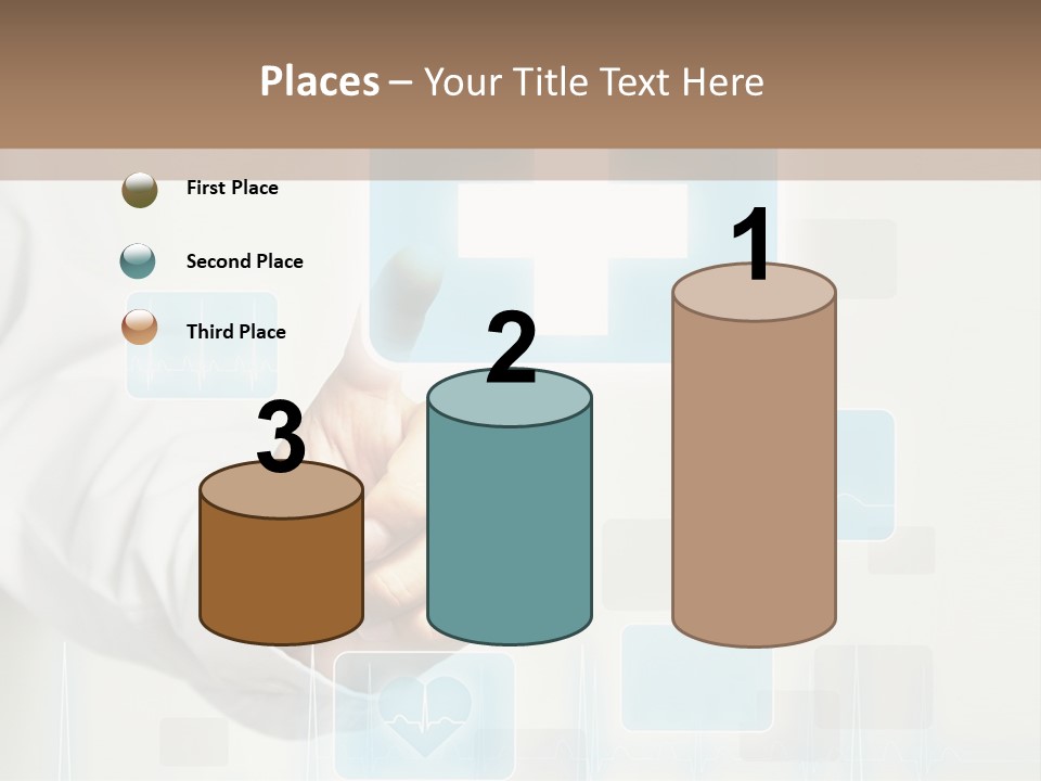 Grass Business Man PowerPoint Template