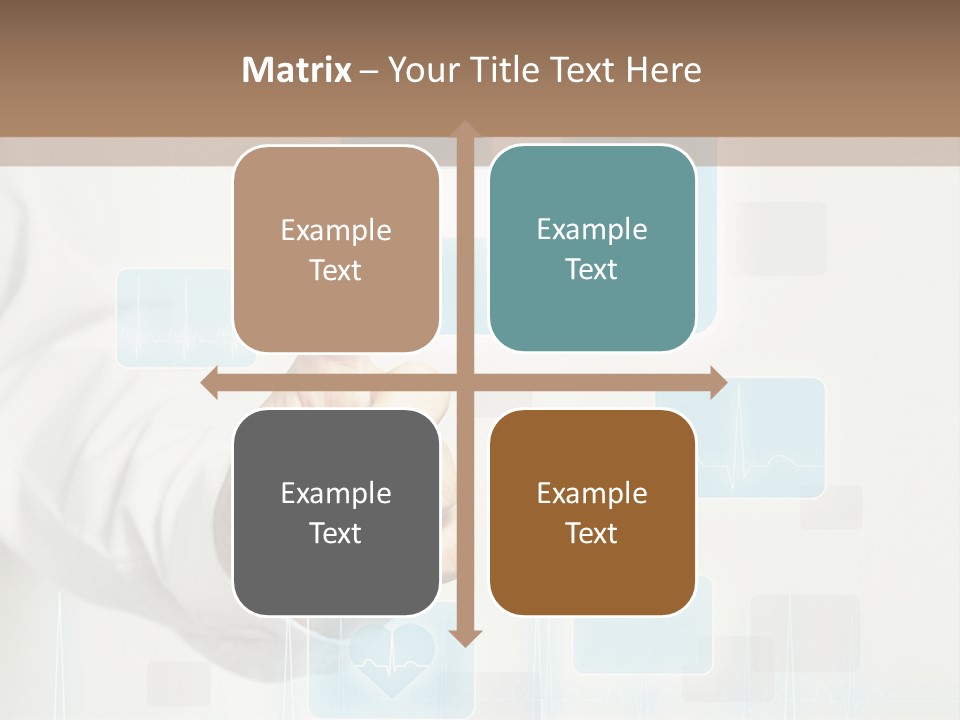 Grass Business Man PowerPoint Template
