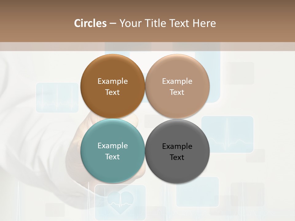 Grass Business Man PowerPoint Template