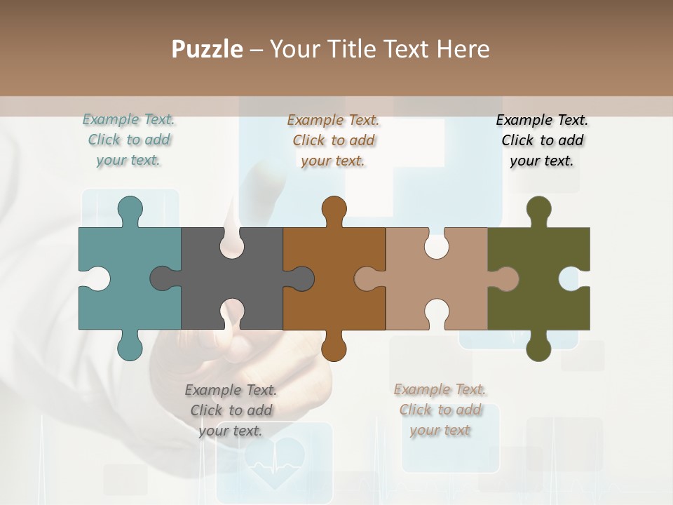 Grass Business Man PowerPoint Template