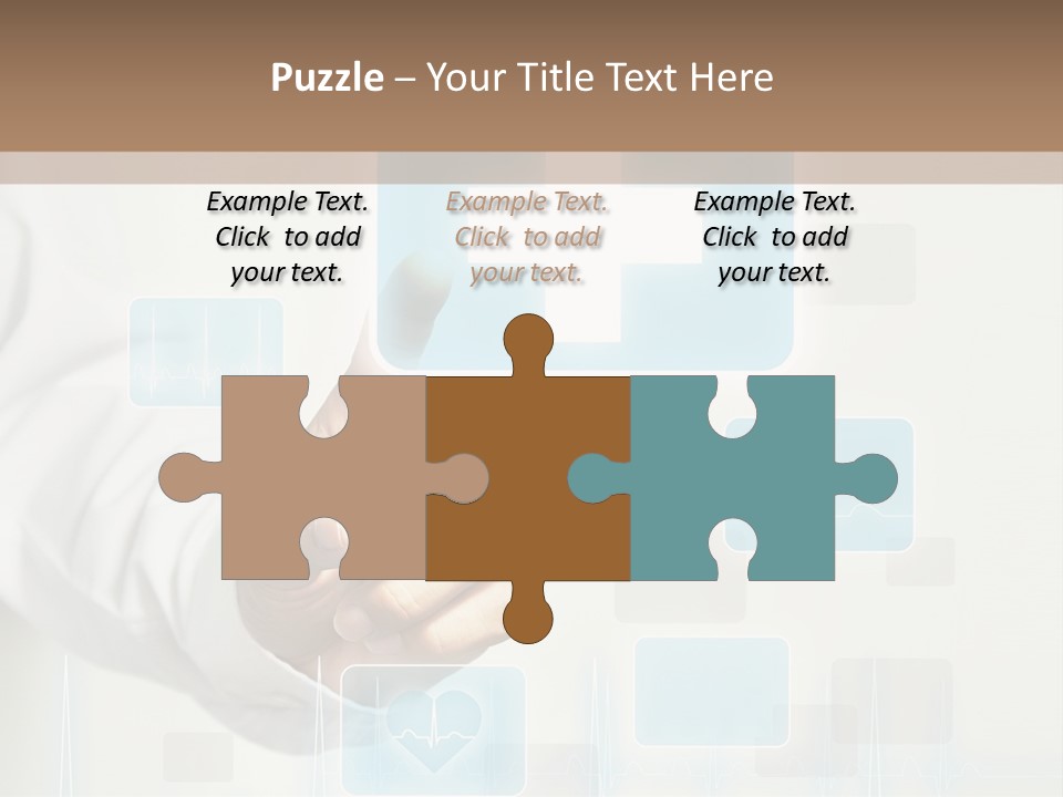 Grass Business Man PowerPoint Template