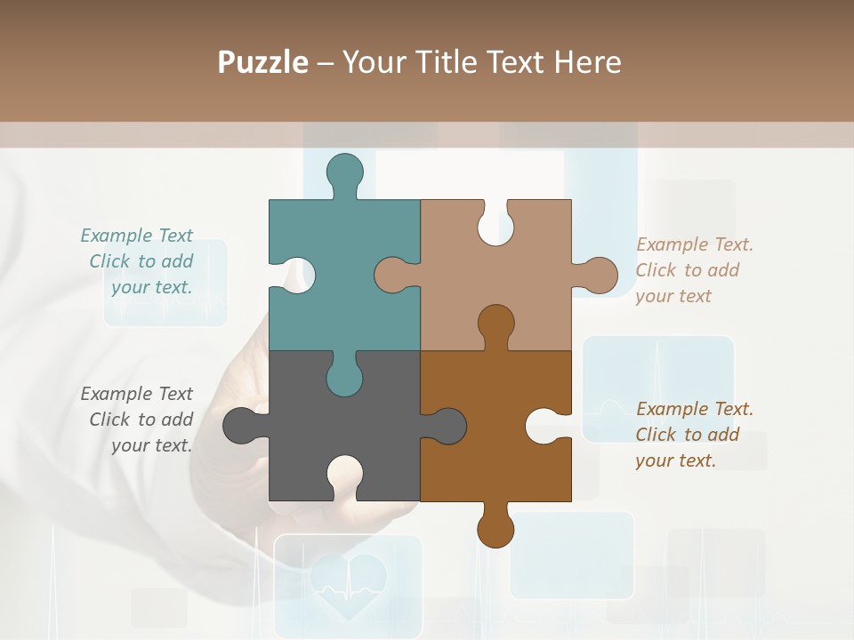 Grass Business Man PowerPoint Template