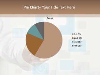 Grass Business Man PowerPoint Template