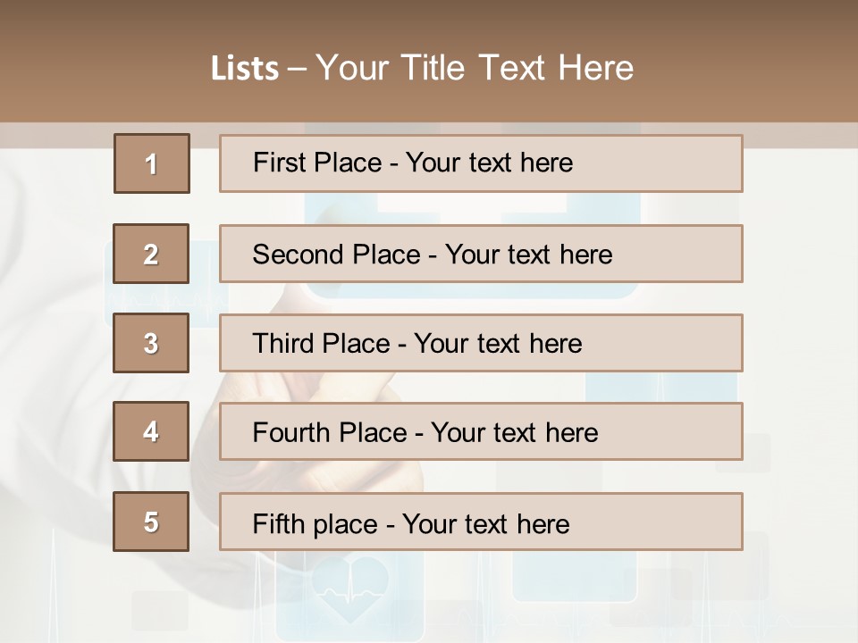 Grass Business Man PowerPoint Template