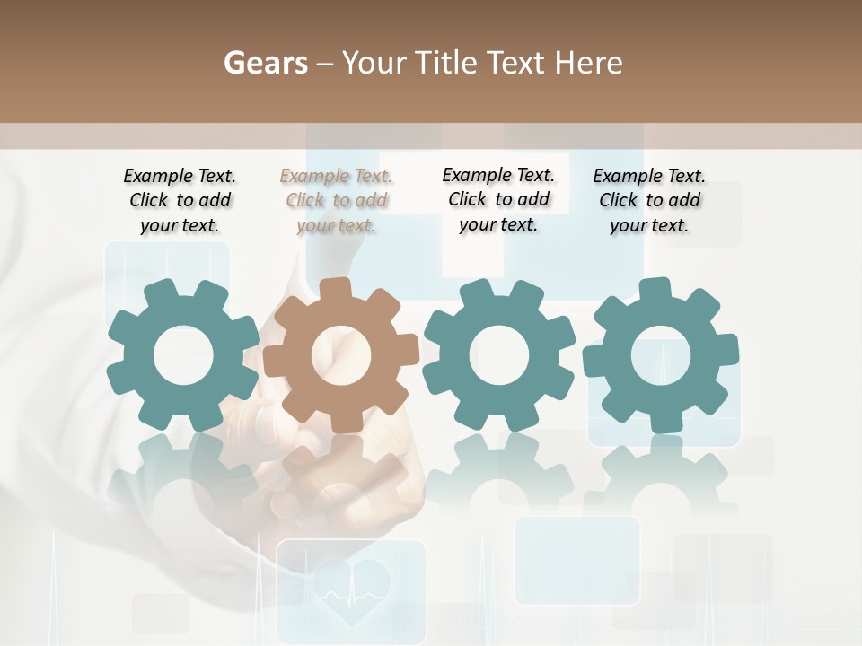 Grass Business Man PowerPoint Template