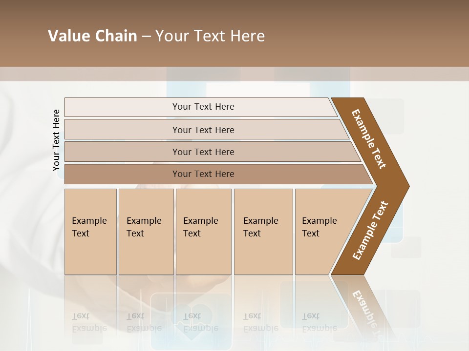 Grass Business Man PowerPoint Template