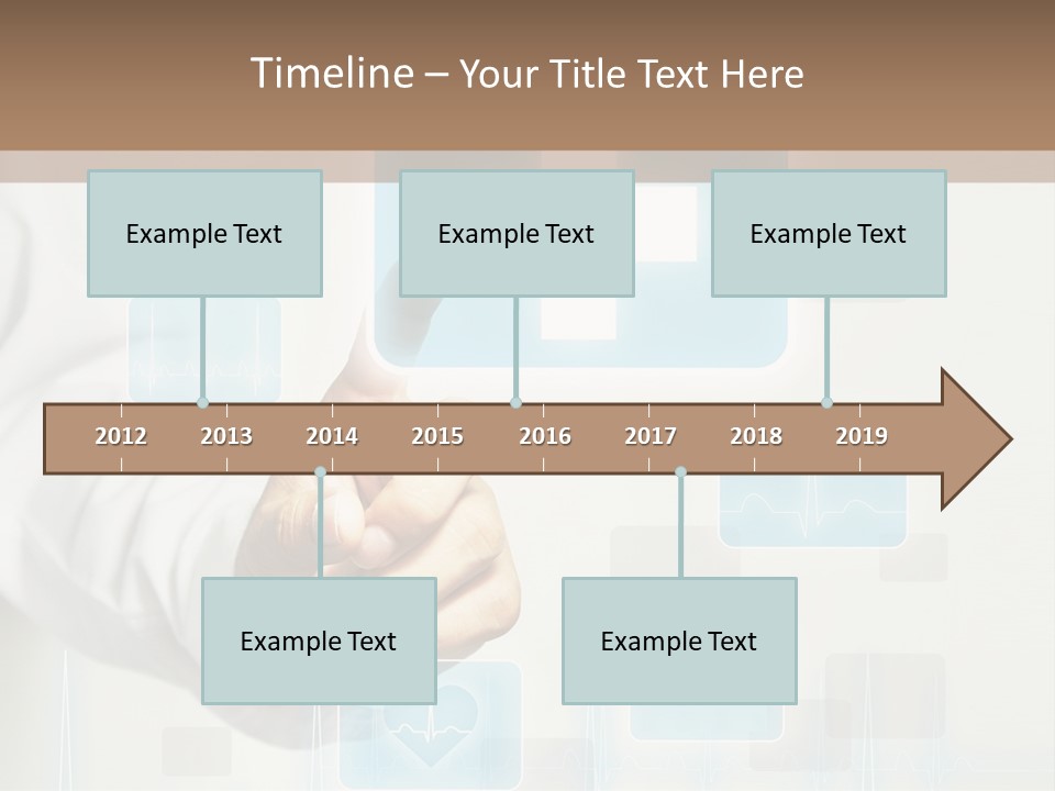 Grass Business Man PowerPoint Template