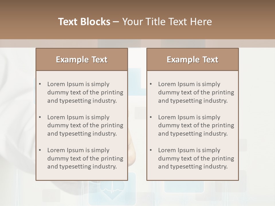 Grass Business Man PowerPoint Template
