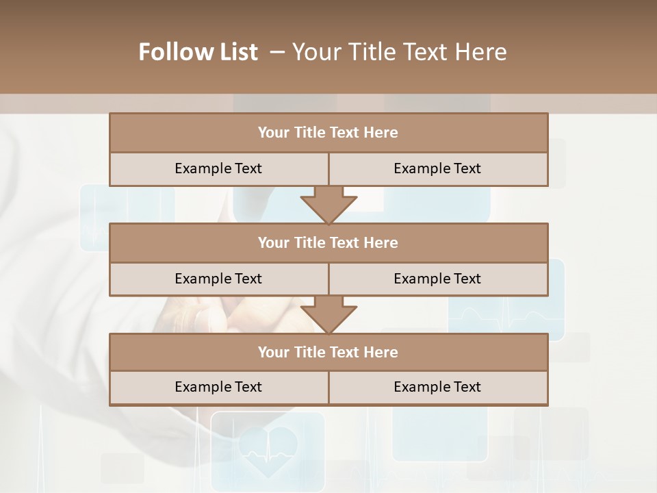 Grass Business Man PowerPoint Template