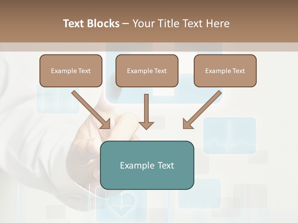 Grass Business Man PowerPoint Template