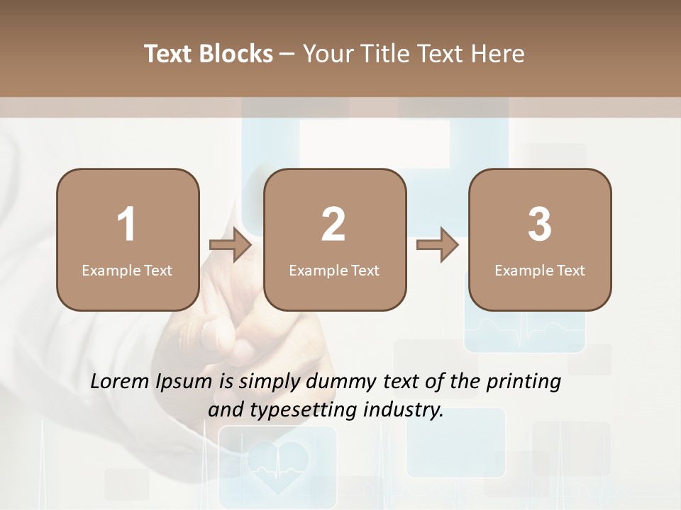 Grass Business Man PowerPoint Template