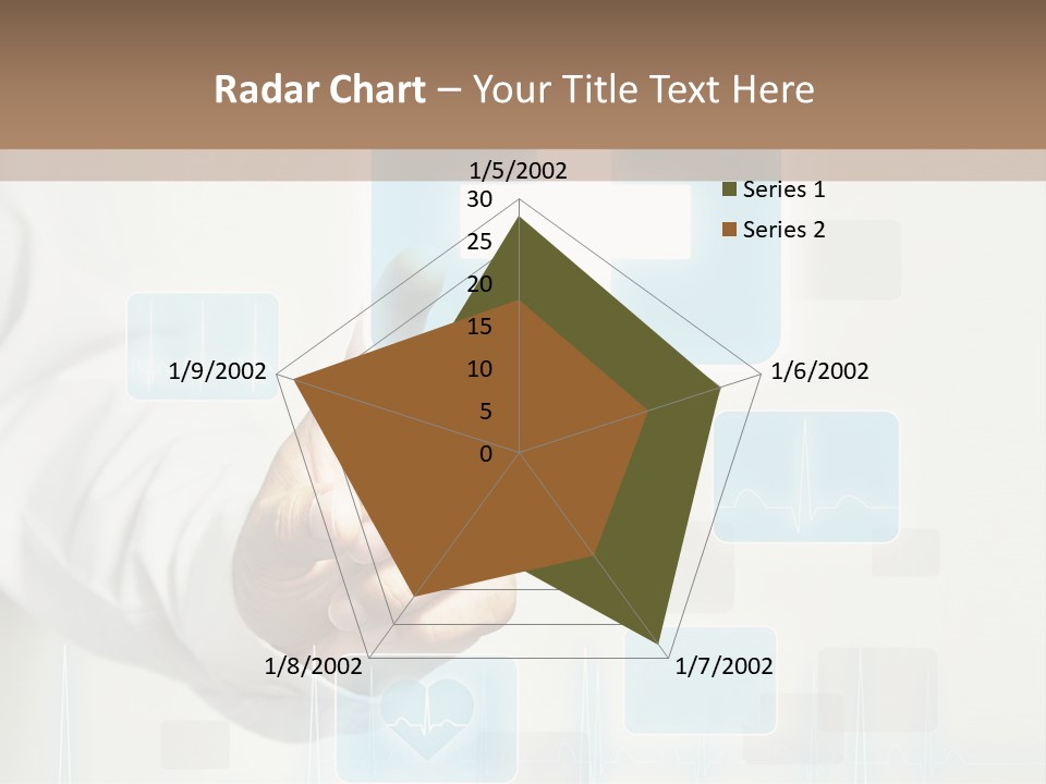 Grass Business Man PowerPoint Template