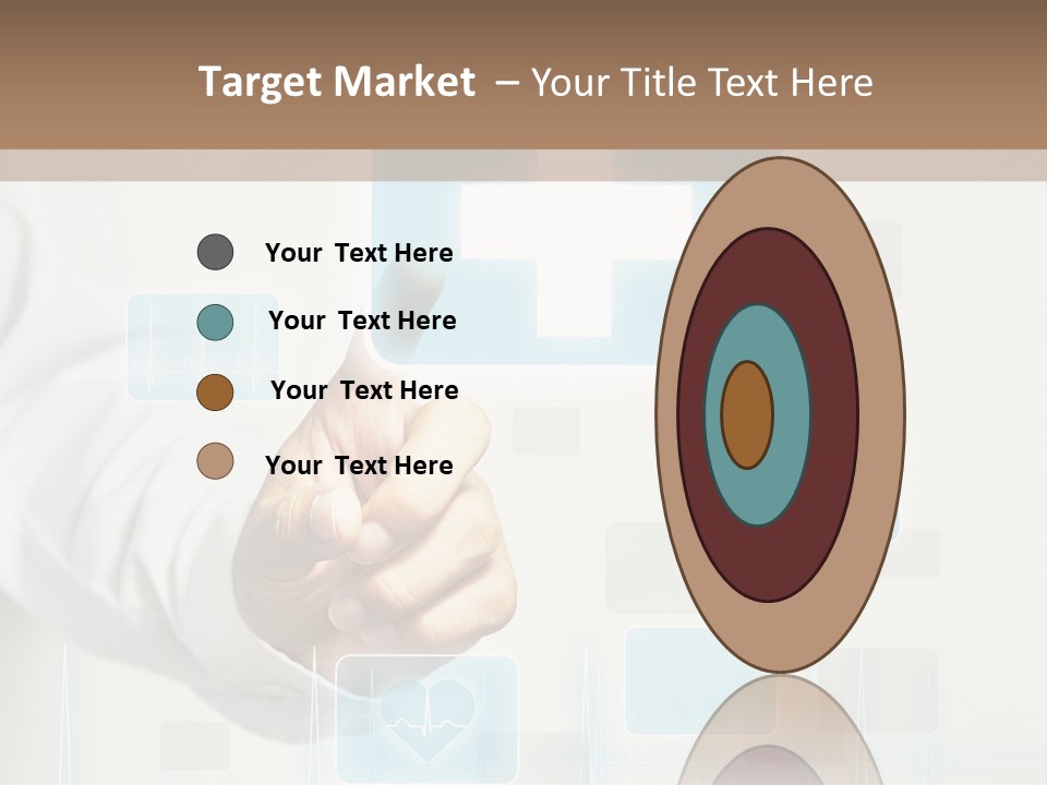 Grass Business Man PowerPoint Template