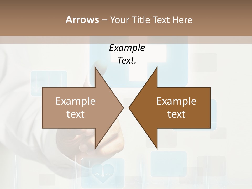 Grass Business Man PowerPoint Template