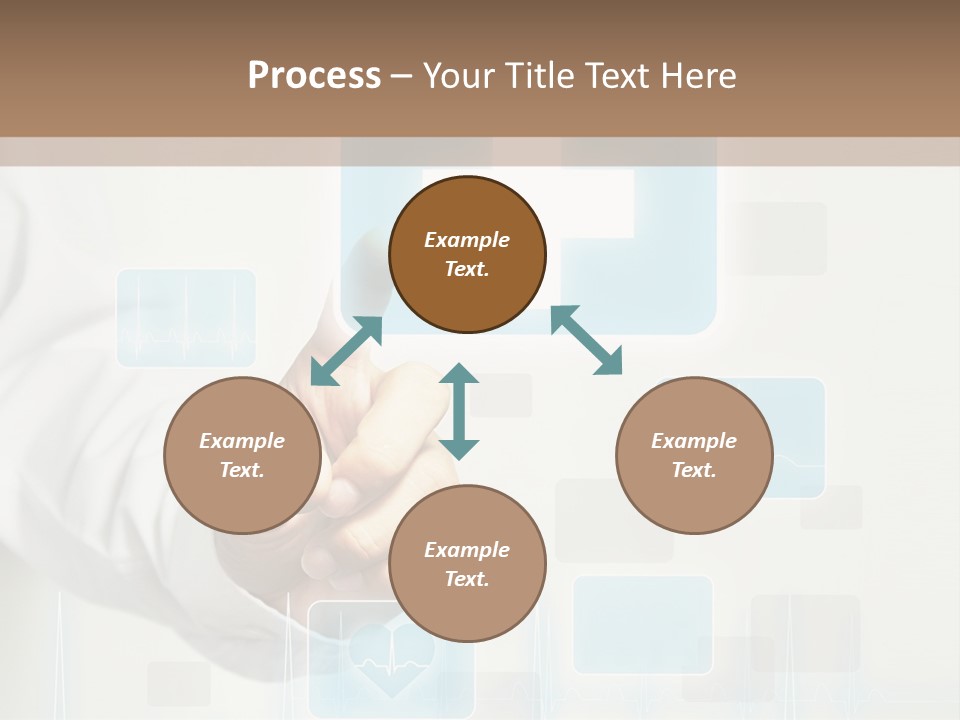 Grass Business Man PowerPoint Template