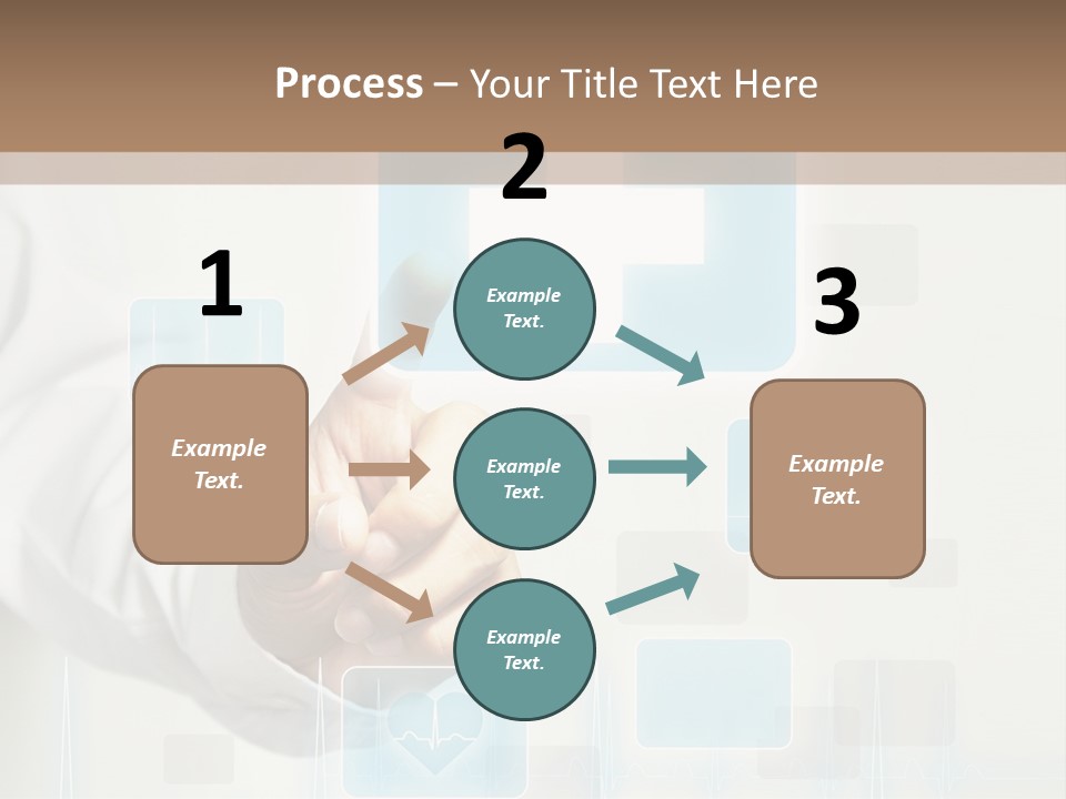 Grass Business Man PowerPoint Template