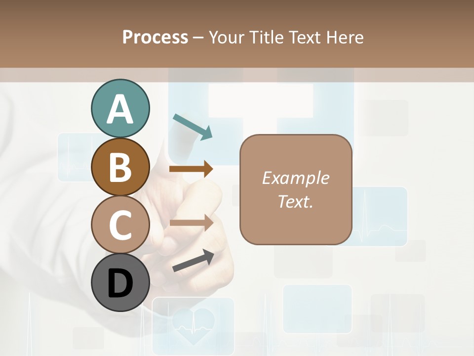 Grass Business Man PowerPoint Template