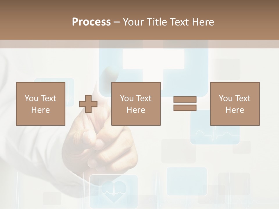 Grass Business Man PowerPoint Template