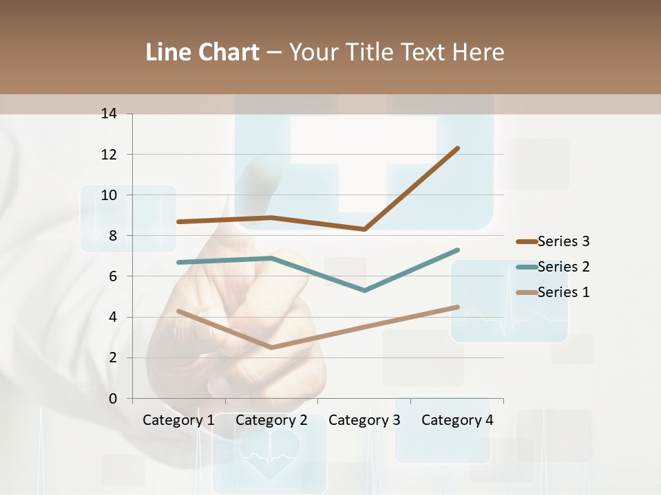 Grass Business Man PowerPoint Template
