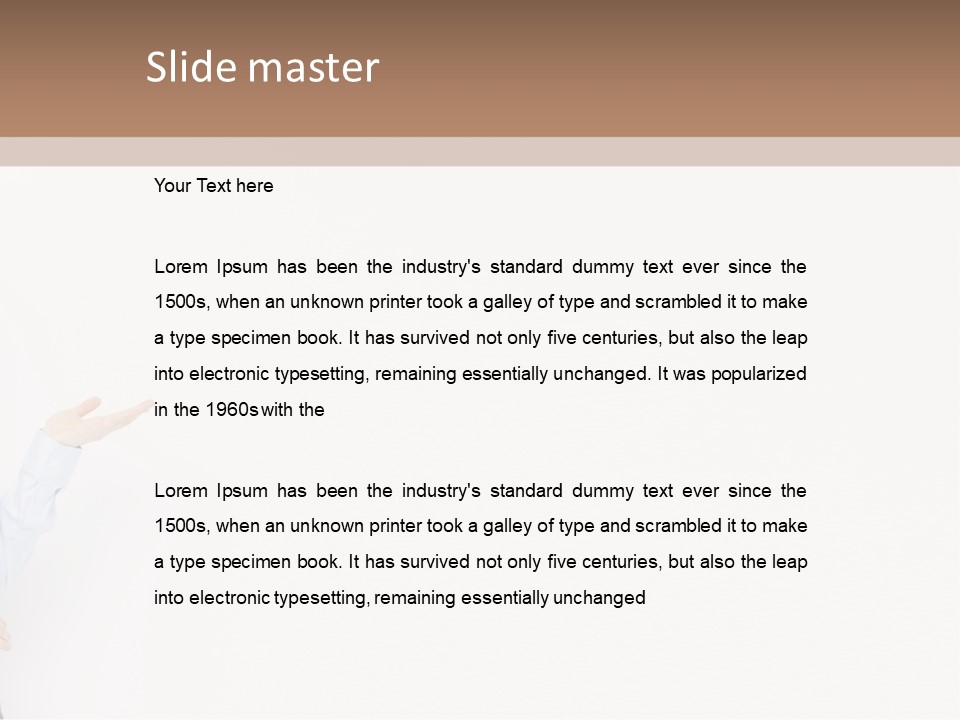 Lawn Construct Man PowerPoint Template