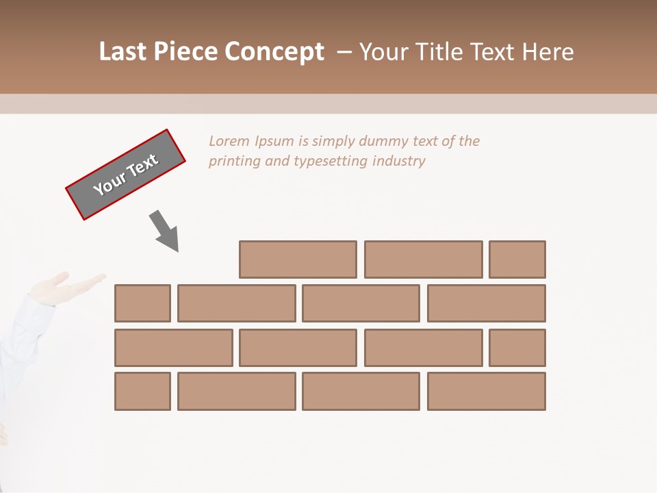 Lawn Construct Man PowerPoint Template