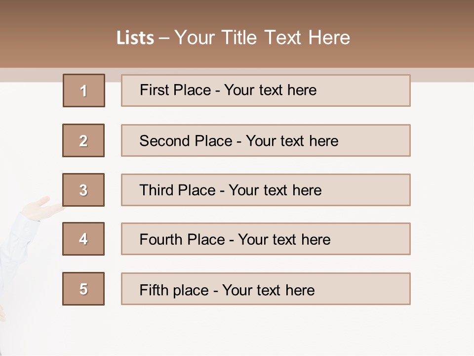 Lawn Construct Man PowerPoint Template